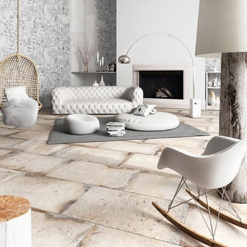 卡門銹石復古磚-銹白