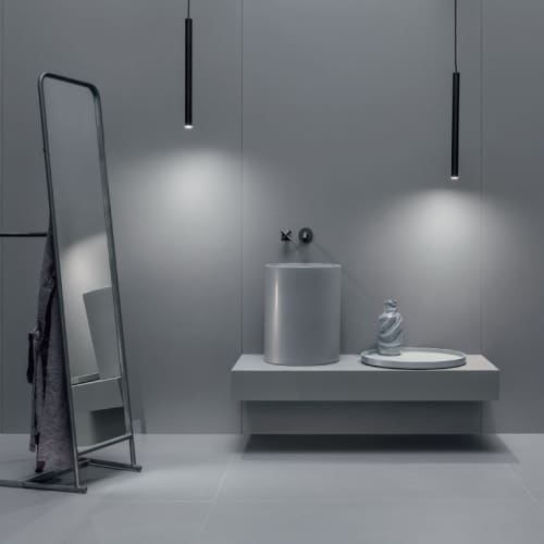 蒙德里安純色大板磚-天灰