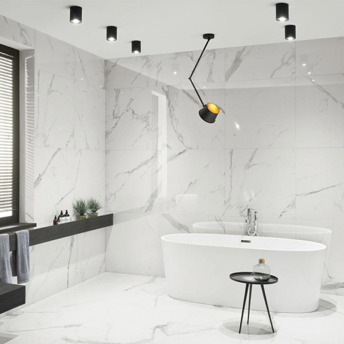 洛維薩雕刻白大理石磁磚