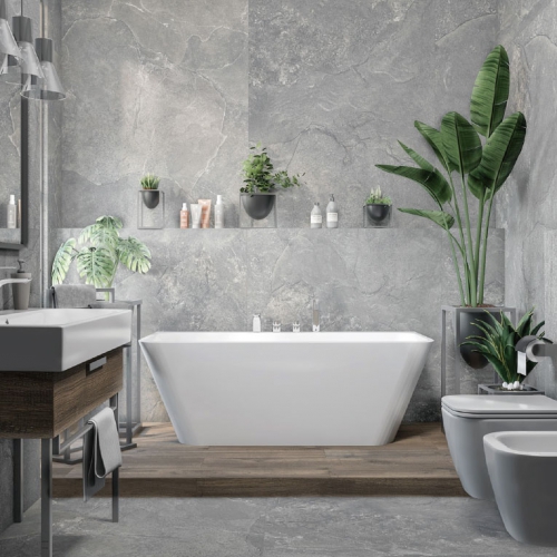 慕尼黑石紋大板磚-岩灰