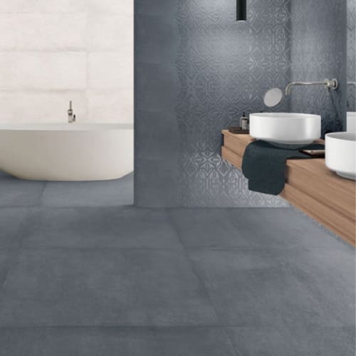 貝加莫清水模磁磚-天際藍