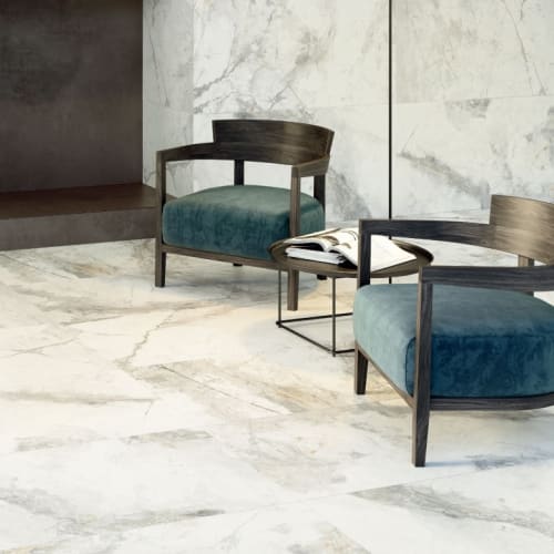 3D黃金雕刻白大理石磁磚