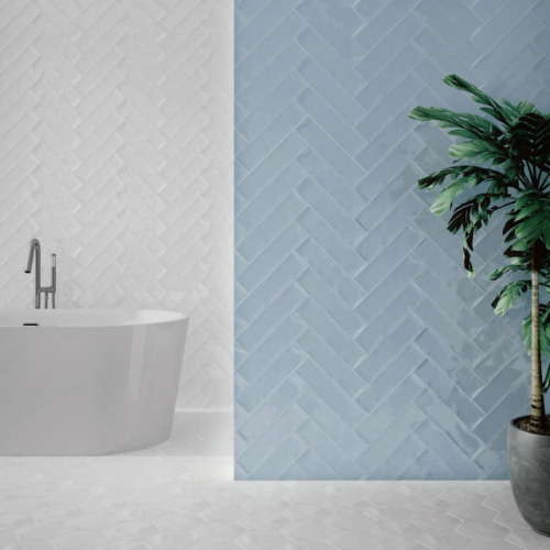 奧蘭多漾彩地鐵磚-日曦藍