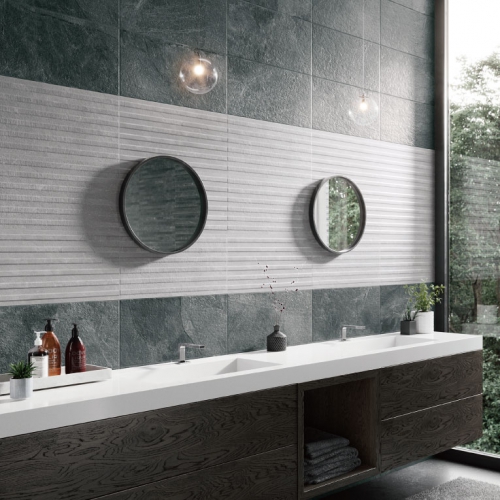 奧莫爾板岩石紋磚-岩黑