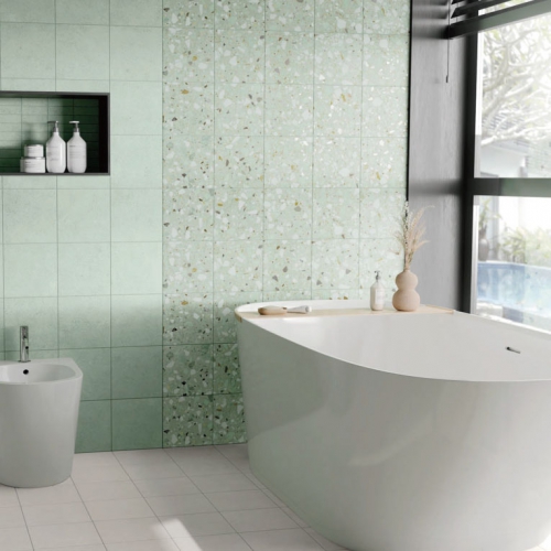 丹蒂亞水磨石磁磚-湖彩綠