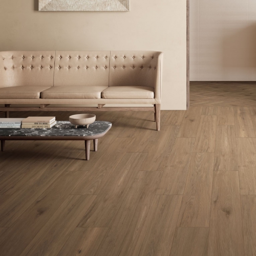 奧克蘭白橡木紋磚-煙燻棕