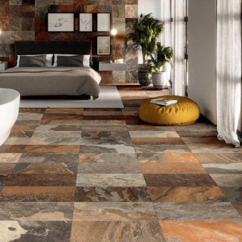 伊庇魯斯板岩磚-日落棕