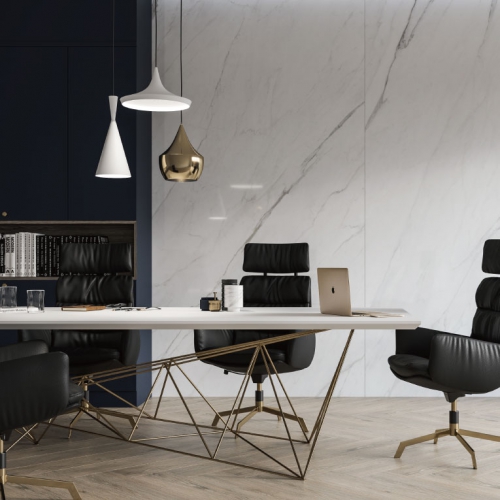 馬利波大理石大板磚-雕刻白