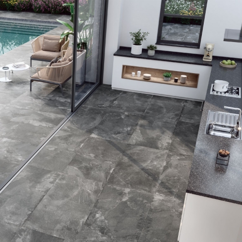 奧莫爾板岩石紋磚-岩黑