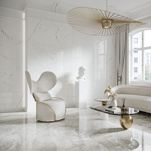 多利姆大理石大板磚-極簡亮白