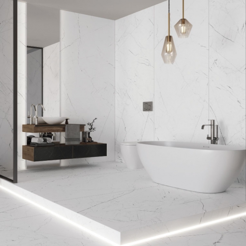 多利姆大理石磁磚-極簡白