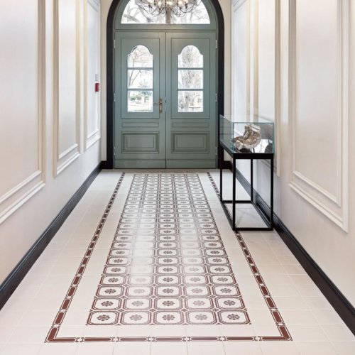 英式古典八角地磚-皇家花磚