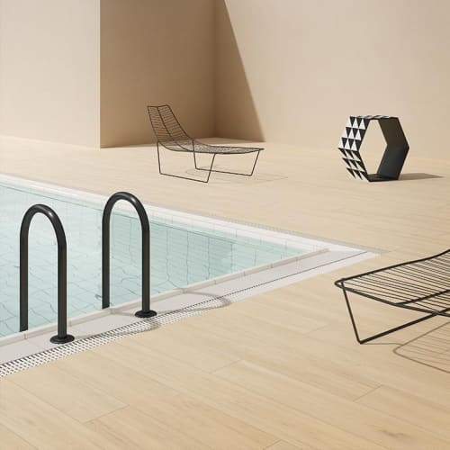 奧克蘭白橡木紋磚-杏白