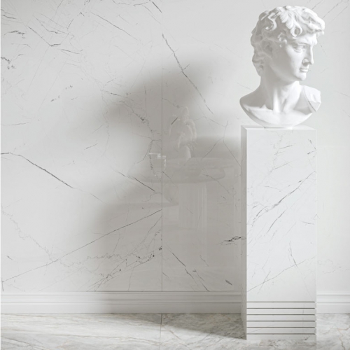 多利姆大理石大板磚-極簡霧白