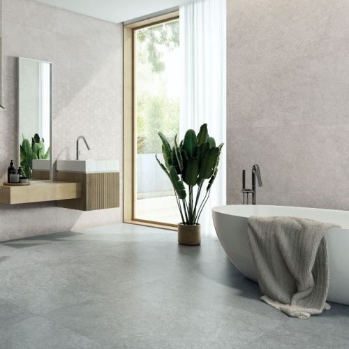 莫特亞石紋磚-銀灰