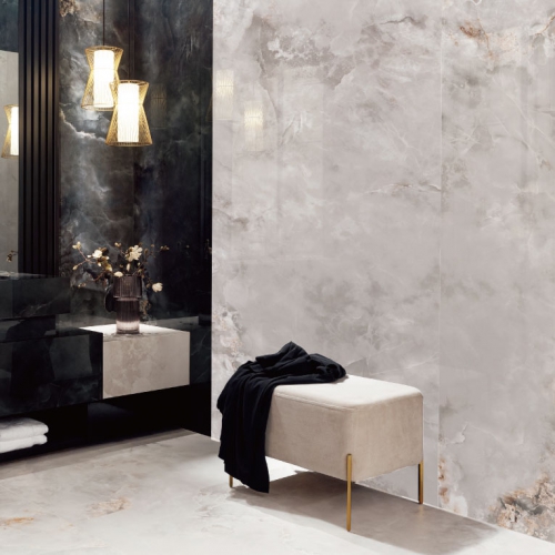 索梅爾大理石大板磚-寶石霧灰白