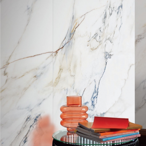 亞得里大理石大板磚-藍紋亮白