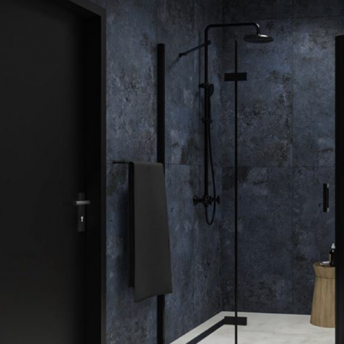 奧勒岡清水模大板磚-極光藍