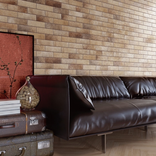 默爾斯復古文化磚-復古棕