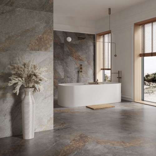 哈洛爾石紋鏽磚-銹石淺灰