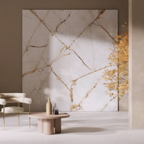 沃貝茲大理石大板磚-黃金雕刻