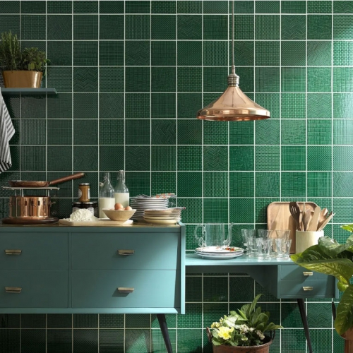 蒂芬奇晶釉壁磚-潮水綠