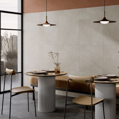 諾瓦拉清水模磁磚-清水白