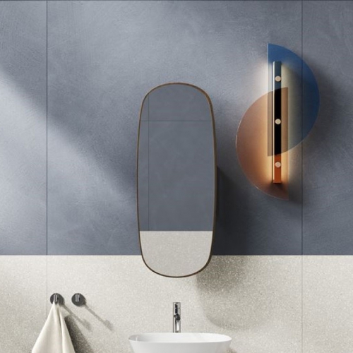 伊莫拉清水模磁磚-普魯士藍