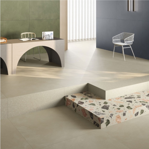 伊莫拉清水模磁磚-粉光白