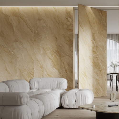 伊澤爾大理石薄板磚-香檳米-柔拋