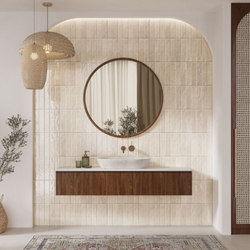 艾希特窯變地鐵磚-珍珠米