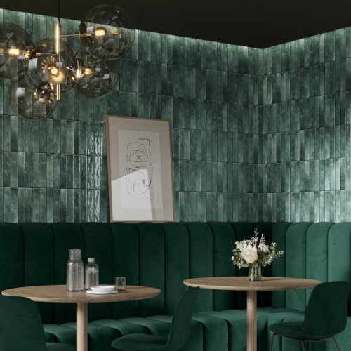 艾希特窯變地鐵磚-祖母綠