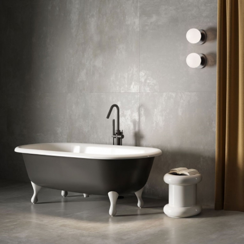 諾丁漢清水模磁磚-粉光灰