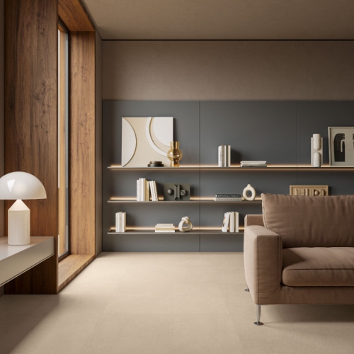 薩瓦清水模磁磚-駝色