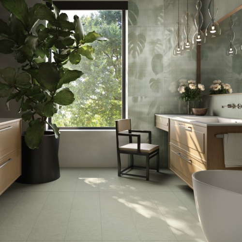 帕爾馬立體花磚-新綠