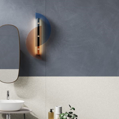 伊莫拉清水模磁磚-普魯士藍